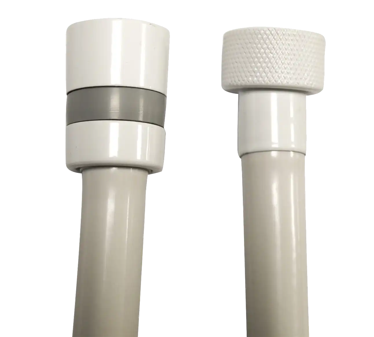 photo Flexible de douche lisse PVC 1.50M blanc