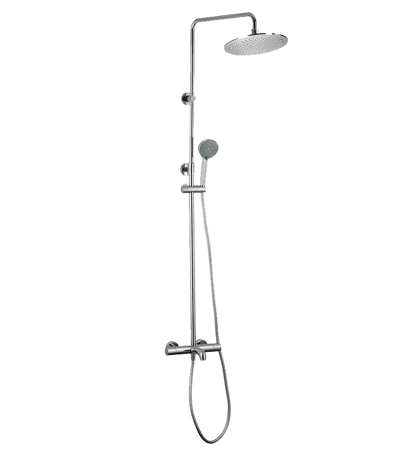photo Colonne bain / douche thermostatique RUBY CHROME
