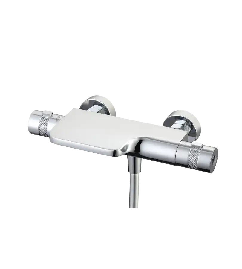 photo Mitigeur baignoire thermostatique mural Spirit chrome