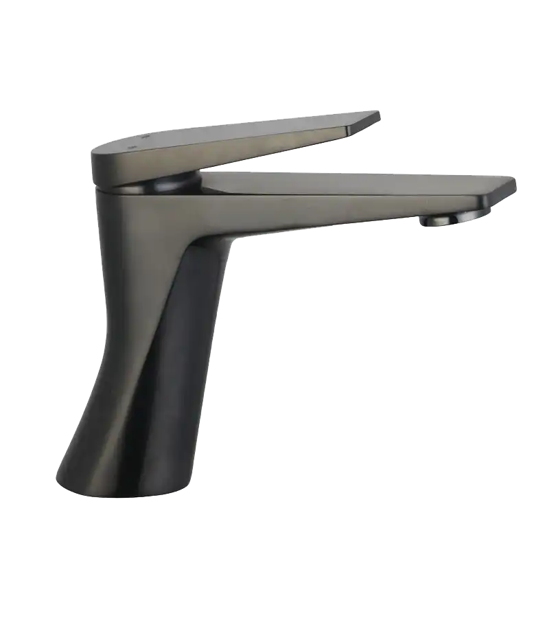 photo Mitigeur lavabo Spirit PVD noir mat brossé