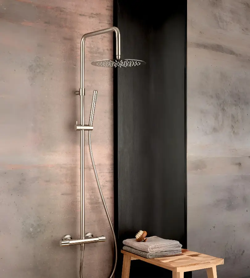 photo Colonne de douche thermostatique S304 inox