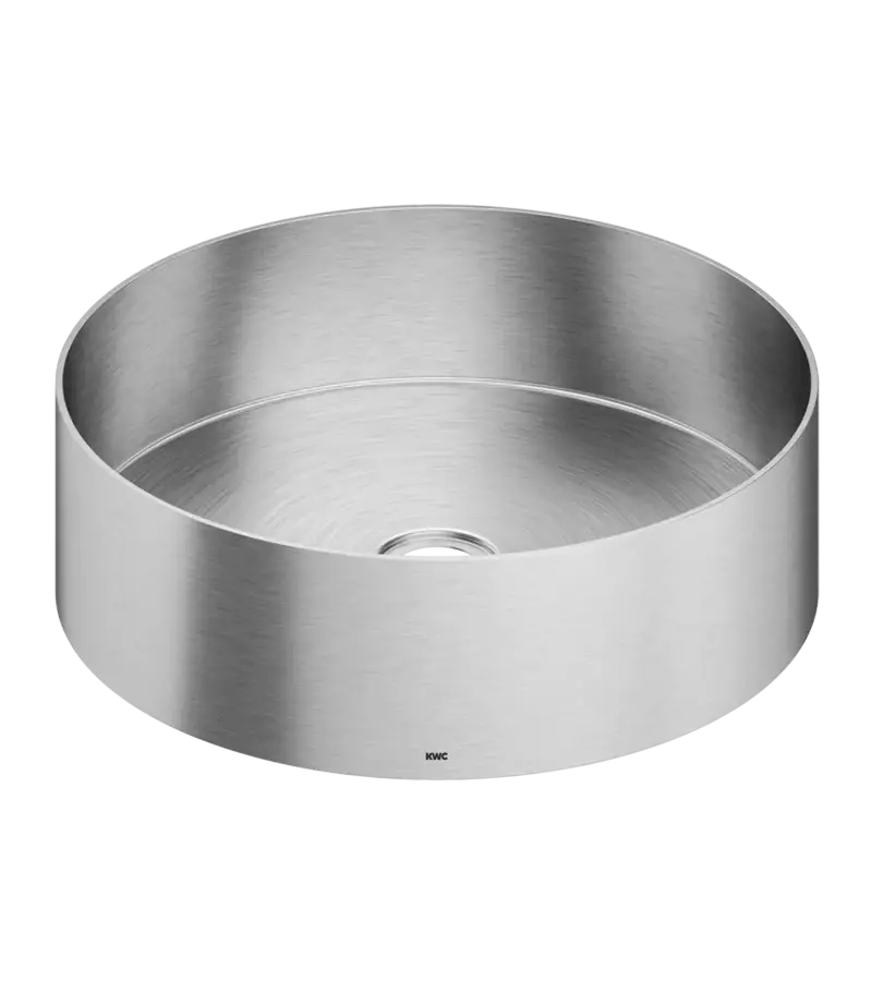 photo Vasque à poser en acier inoxydable finition inox