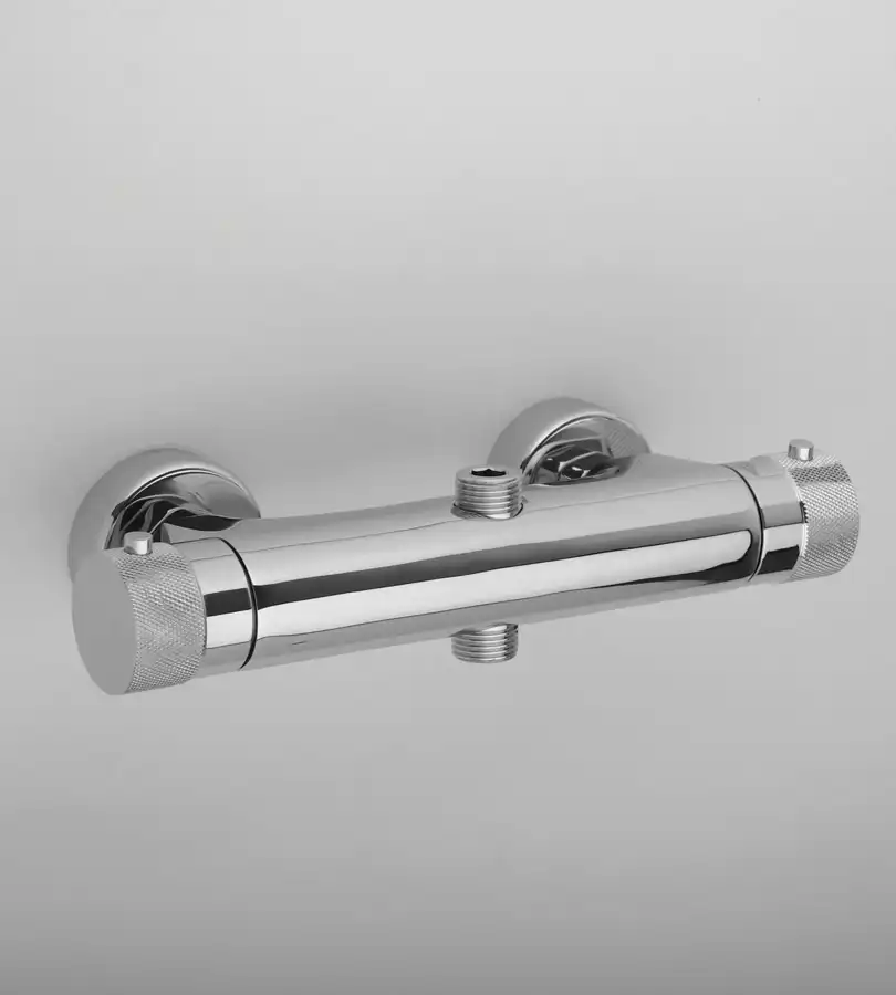photo Mitigeur thermostatique douche double sortie Cox chrome
