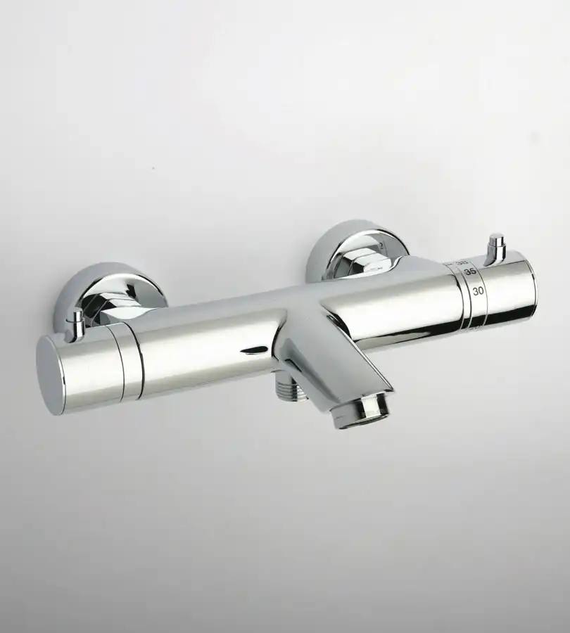 photo Mitigeur thermostatique baignoire Blade chrome