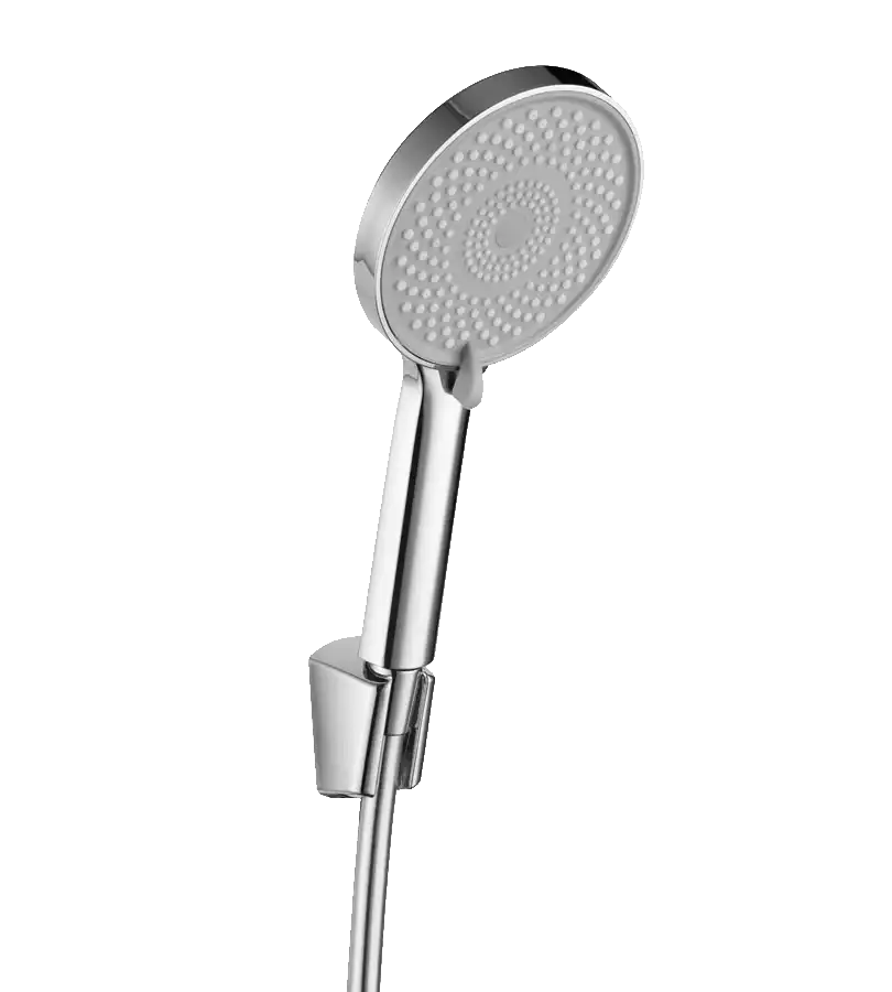 photo Ensemble douchette sur applique 3 jets WaterTech chrome