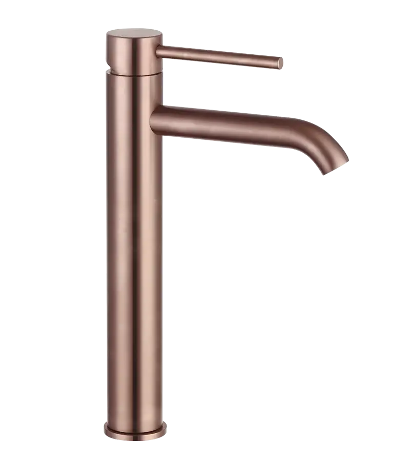 photo Mitigeur lavabo réhaussé Ortence PVD bronze cuivré