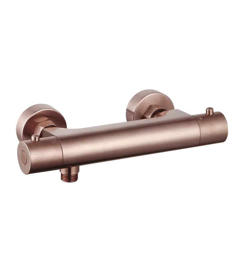 photo Mitigeur douche thermostatique Ortence PVD bronze cuivré
