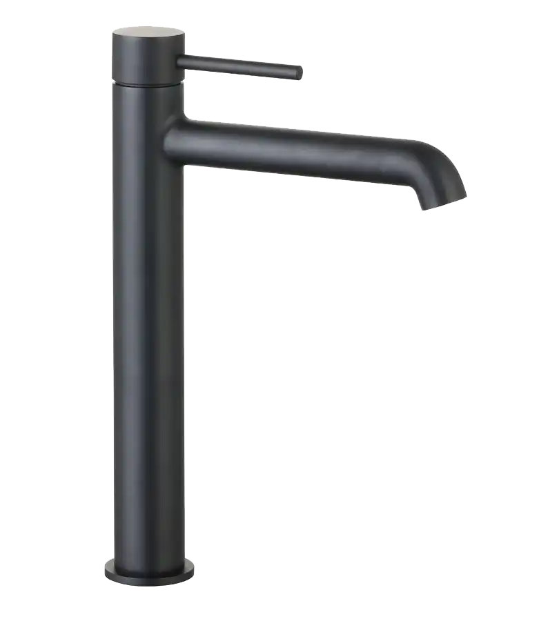photo Mitigeur lavabo réhaussé Slim Cox Black noir mat