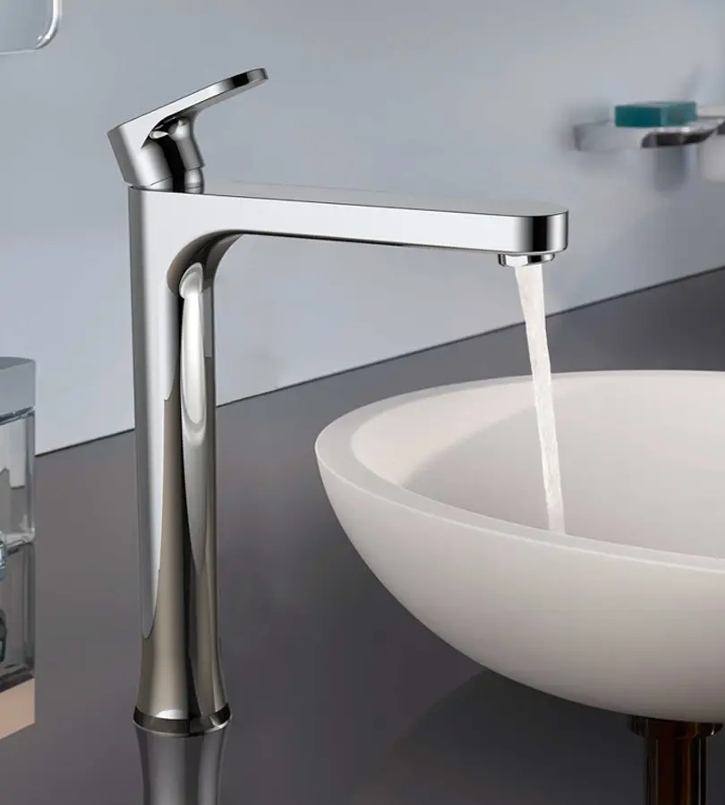 photo Mitigeur lavabo réhaussé Elypse's chrome