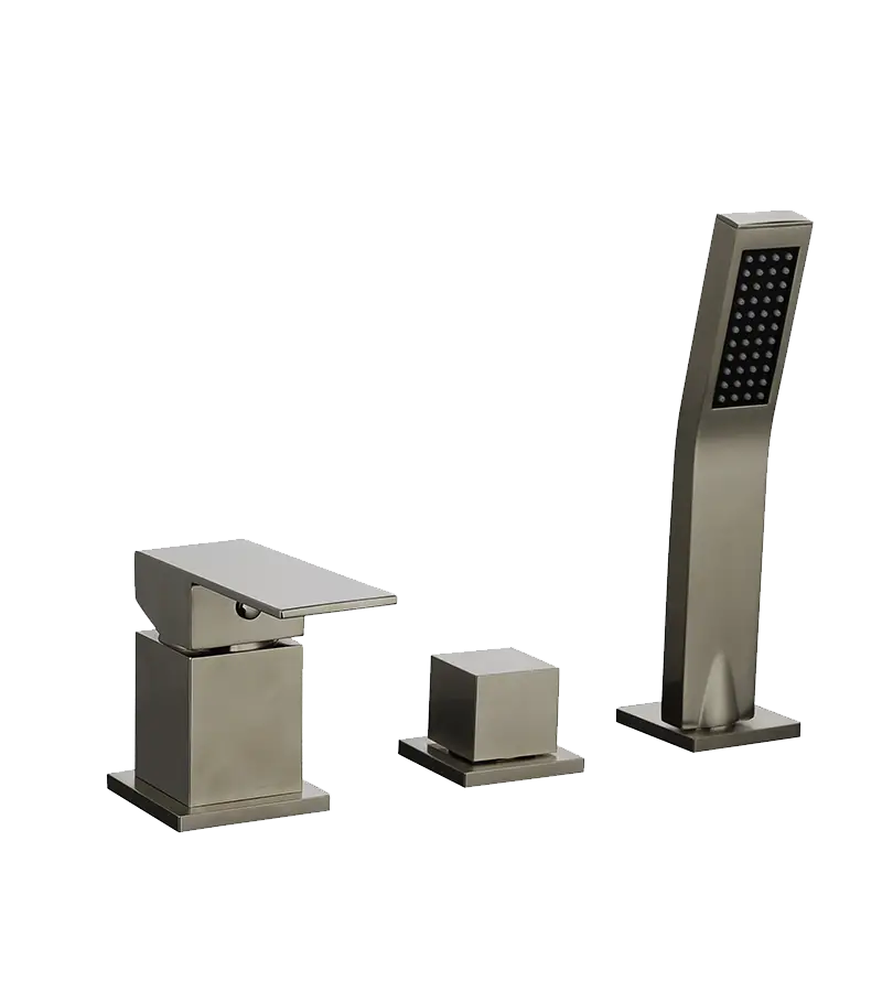 photo Mitigeur bain douche sur table sans bec Plaza PVD ...