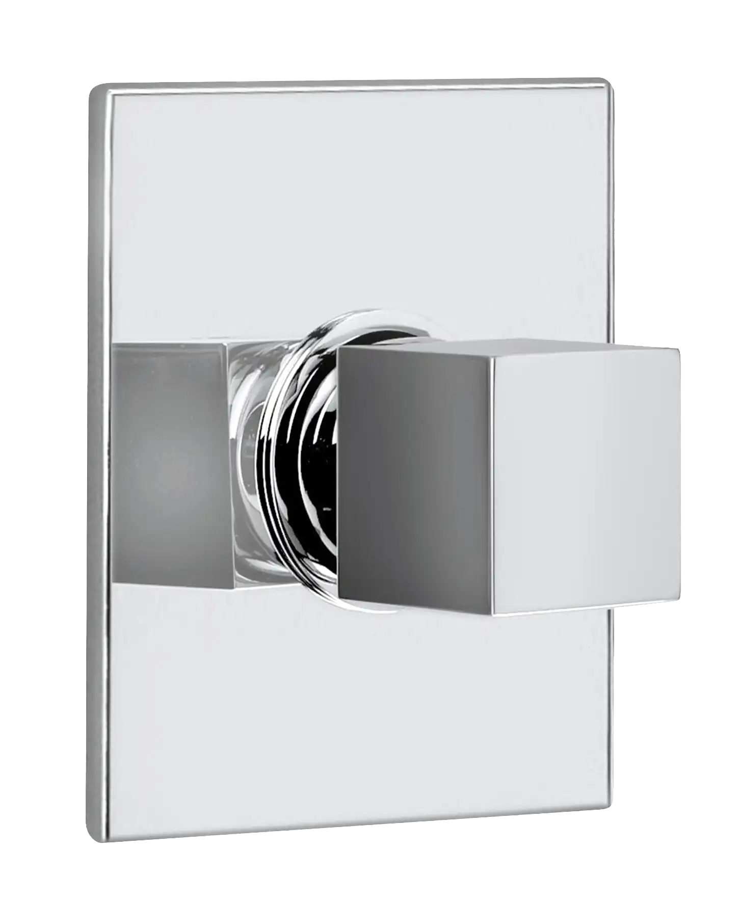 photo Robinet d'arrêt carré Dax Square chrome 