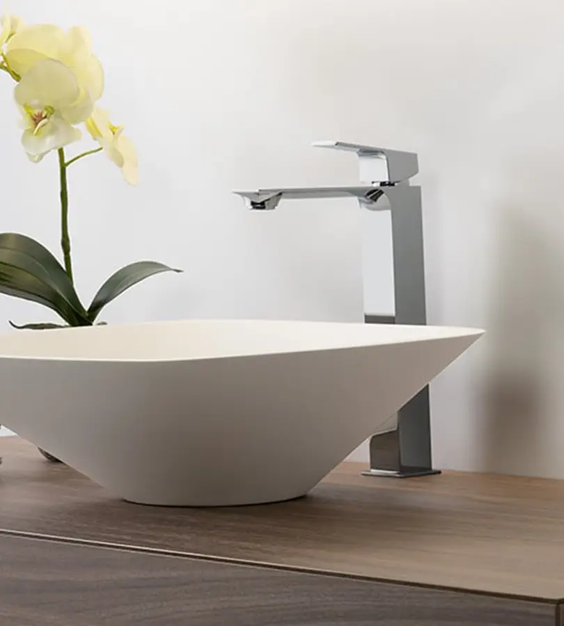 photo Mitigeur lavabo réhaussé Venti chrome