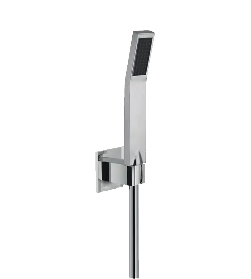 photo Ensemble douchette 1 jet sur applique Plaza chrome