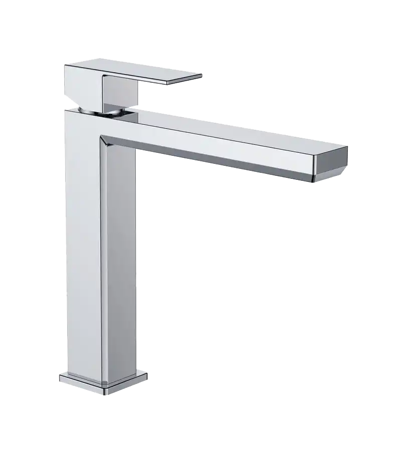 photo Mitigeur lavabo semi haut Plaza chrome