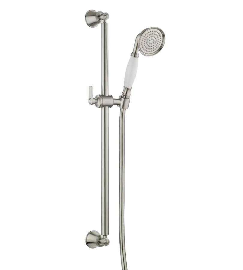 photo Barre de douche rétro Lady's PVD gris acier brossé