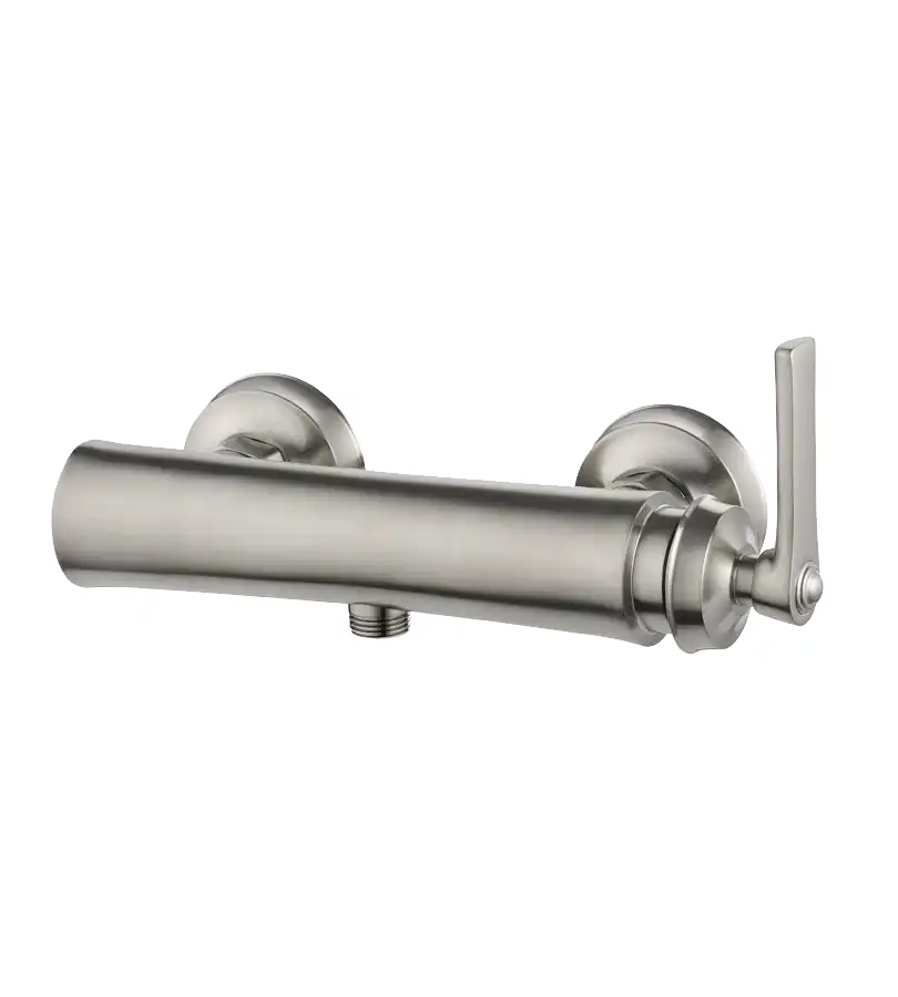 photo Mitigeur douche rétro Lady's PVD gris acier brossé