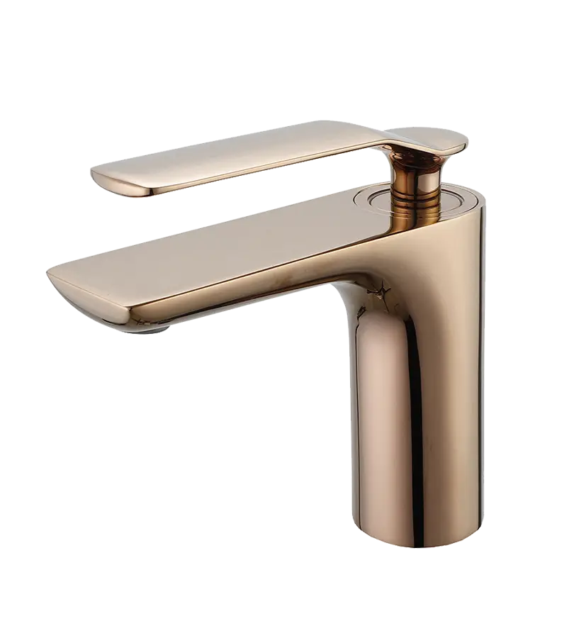 photo Mitigeur lavabo Addict PVD gold rose