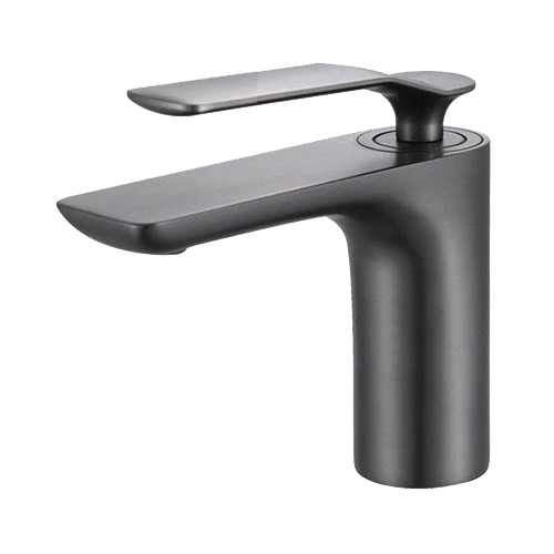 photo Mitigeur lavabo Addict PVD noir mat brossé