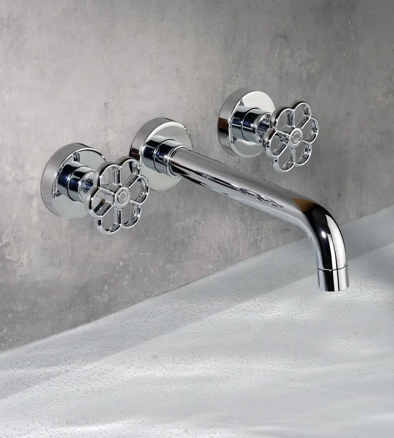 photo Mélangeur lavabo mural Induss chrome