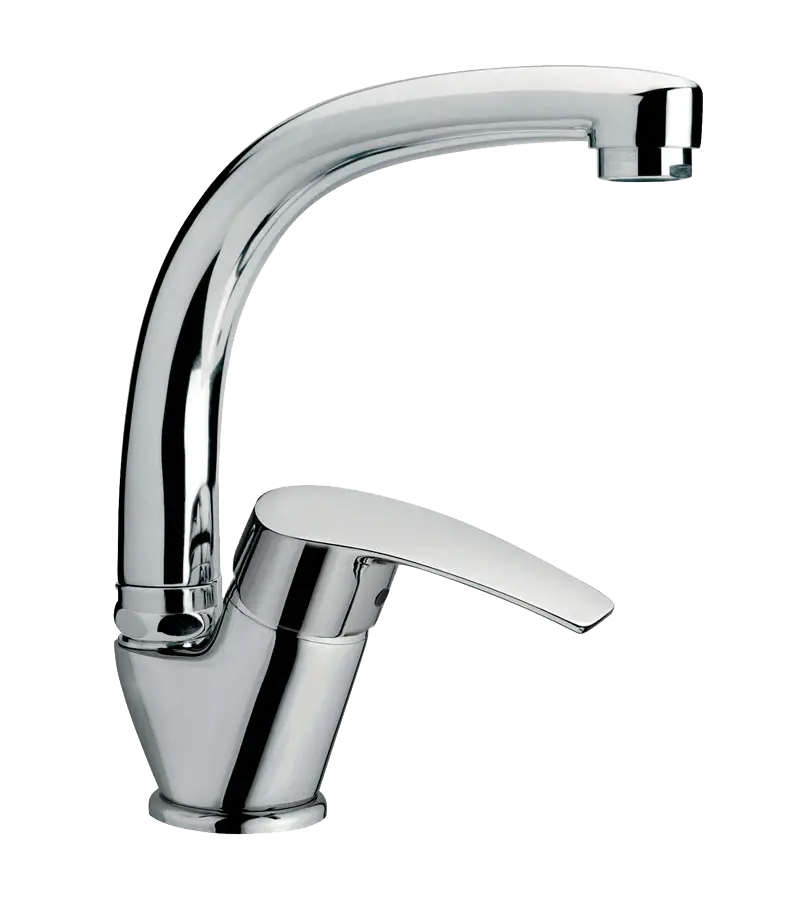 photo Mitigeur lavabo bec haut mobile Reef chrome
